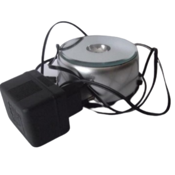 Base Giratória com Led para Cristais